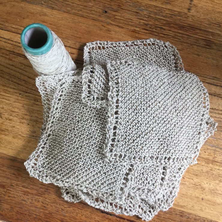 Hemp yarn dishcloths